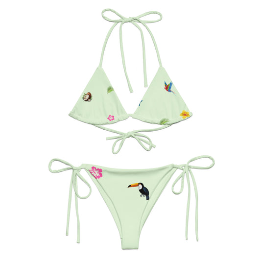 La Piccola Lime String Bikini